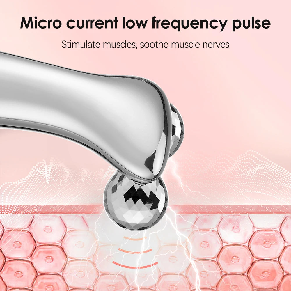 Electric Facial Microcurrent Beauty Instrument with LED Display