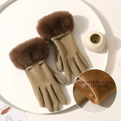 Mariah Velvet Touchscreen Winter Gloves