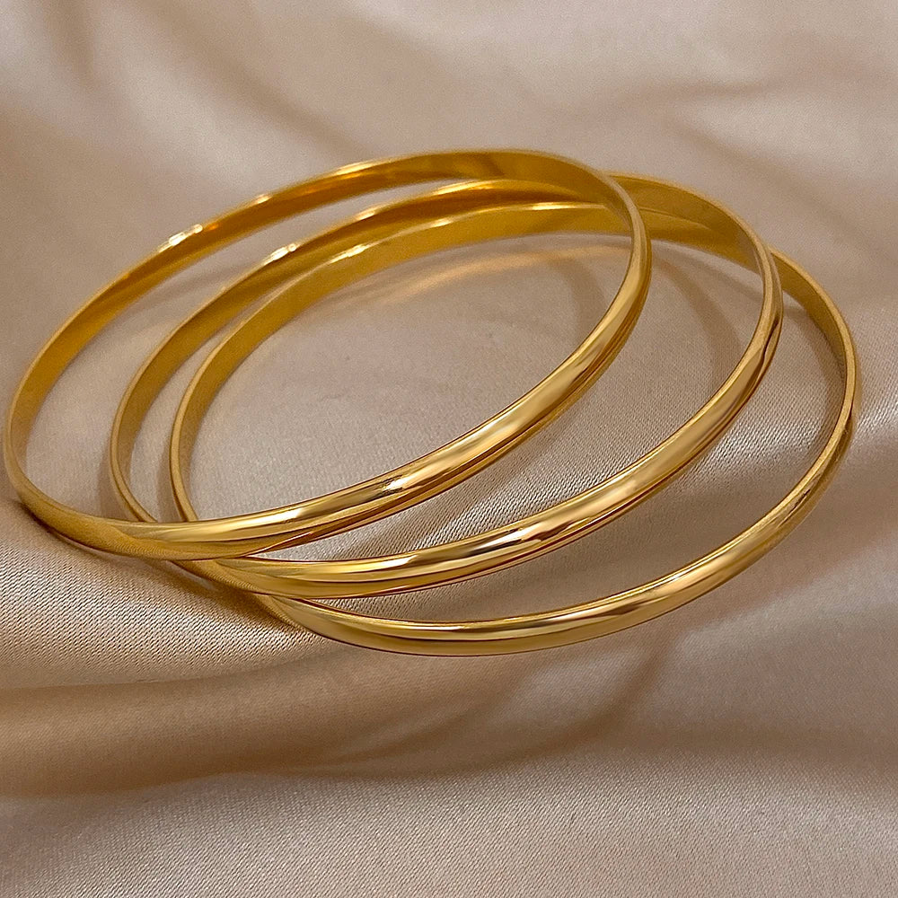 Golden Glow Trio Bangles