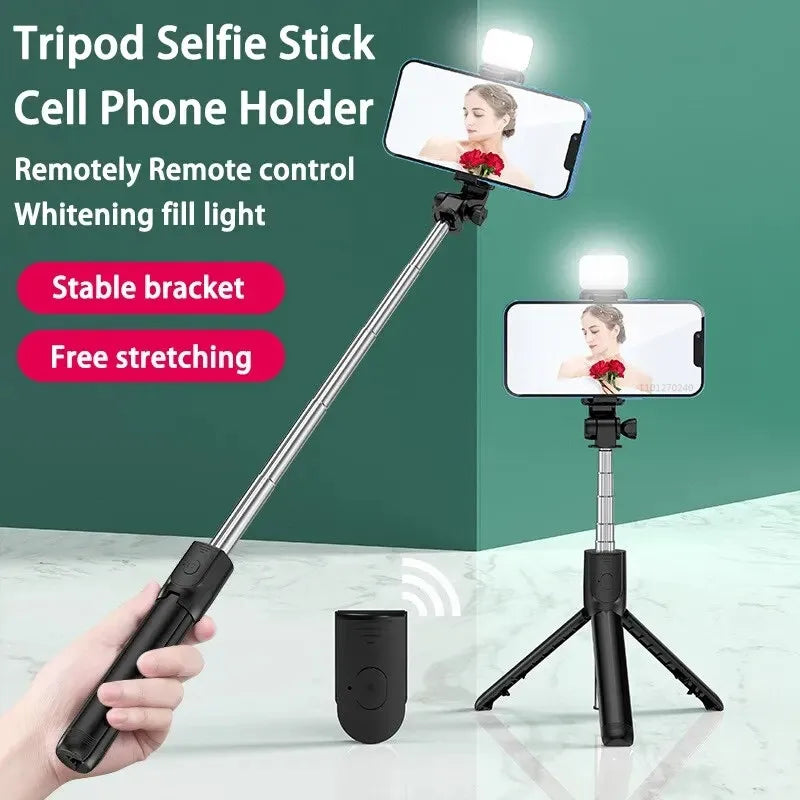 Flexi Snap Selfie Stick with Fill Light and Remote Shutter