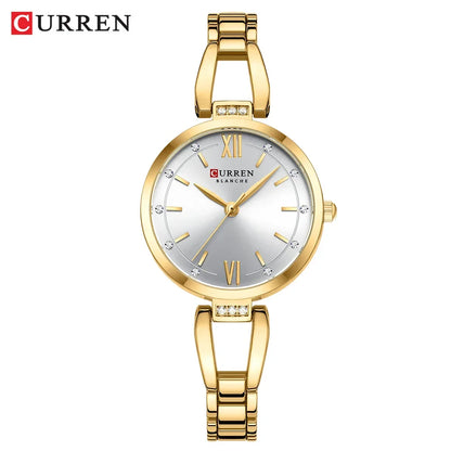 Luxury Diamond Quartz Watch – Timeless Elegance
