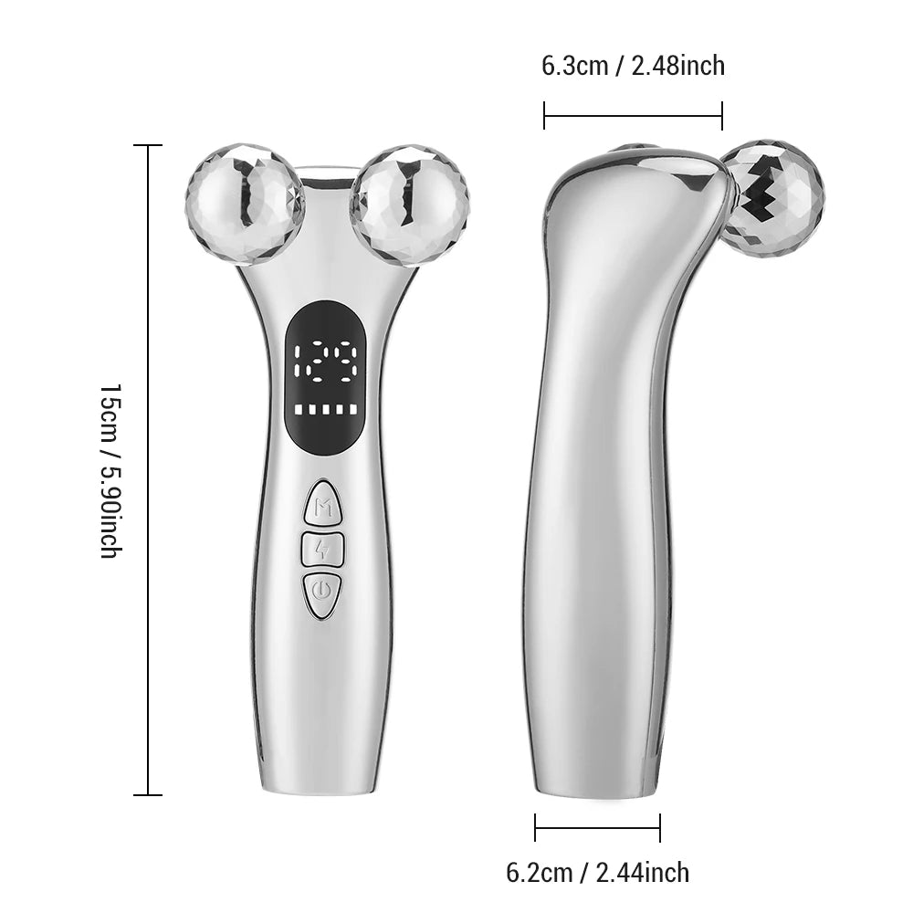 Electric Facial Microcurrent Beauty Instrument with LED Display