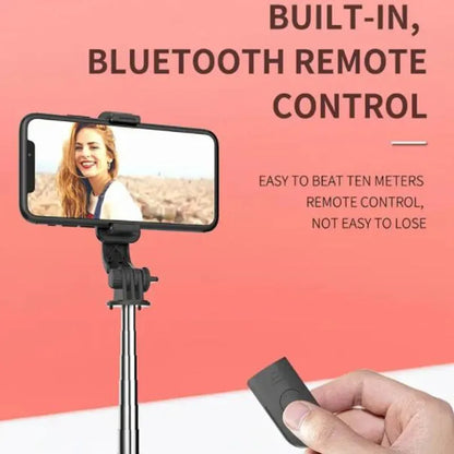 Flexi Snap Selfie Stick with Fill Light and Remote Shutter