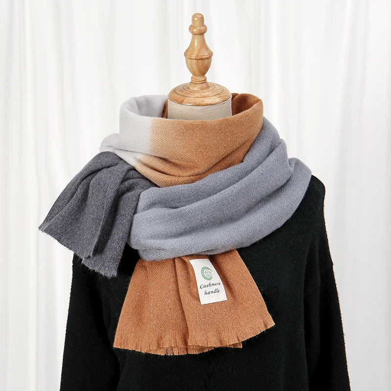 Ombre Tassel Winter Scarf – 2025 Collection
