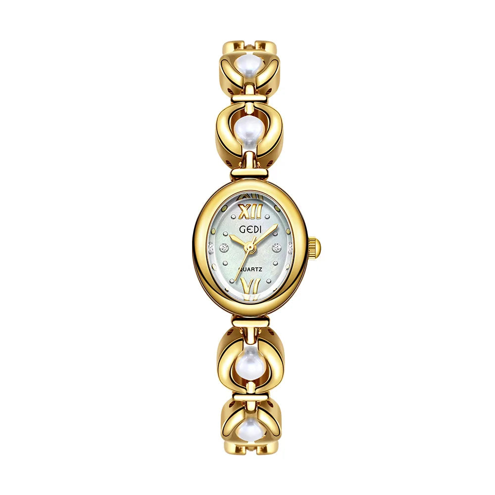 Minimalist Gold Women’s Bracelet Watch – 2025 Collection