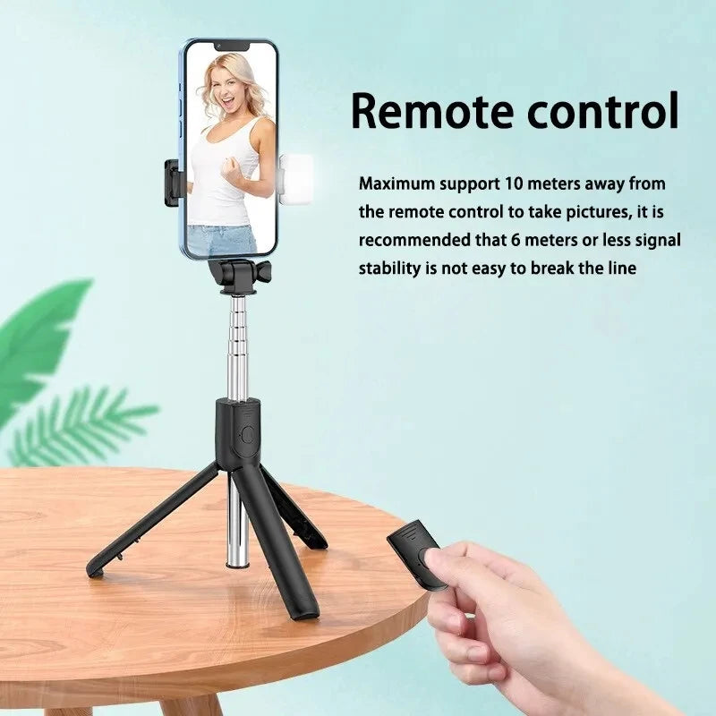 Flexi Snap Selfie Stick with Fill Light and Remote Shutter