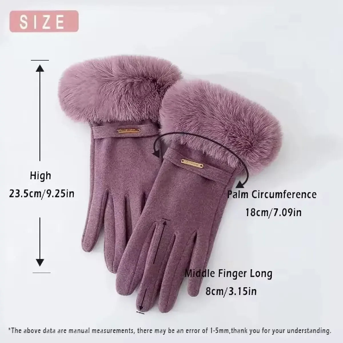 Velvet Touch Screen Winter Gloves – Winter 2025