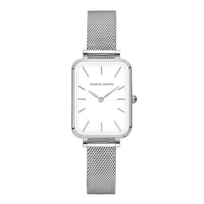 Rose Gold Square Mesh Strap Watch – 2025 Collection