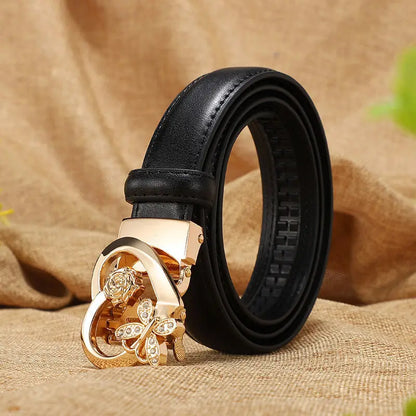 Luxury Cowhide Leather Belt – 2025 Collection
