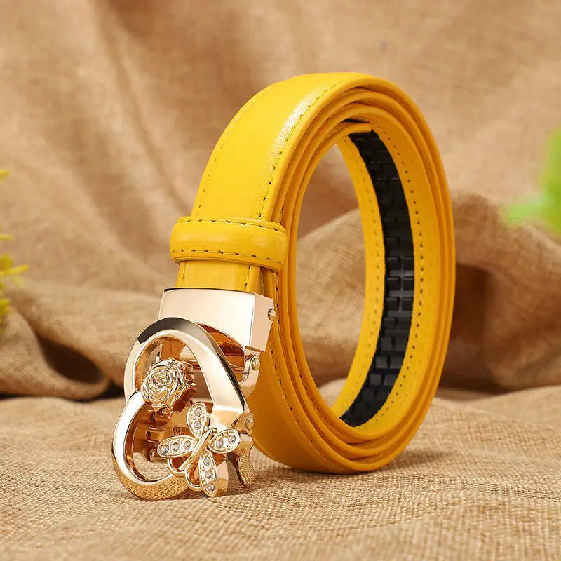 Luxury Cowhide Leather Belt – 2025 Collection