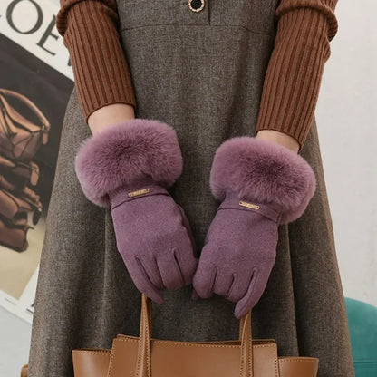 Mariah Velvet Touchscreen Winter Gloves