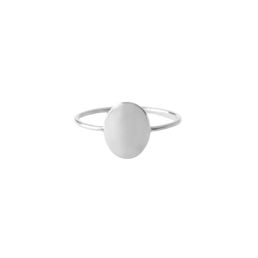 Minimalist Custom Letter Ring