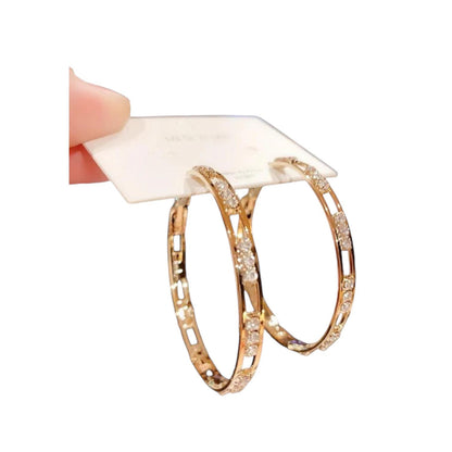 Round Hoop Earrings