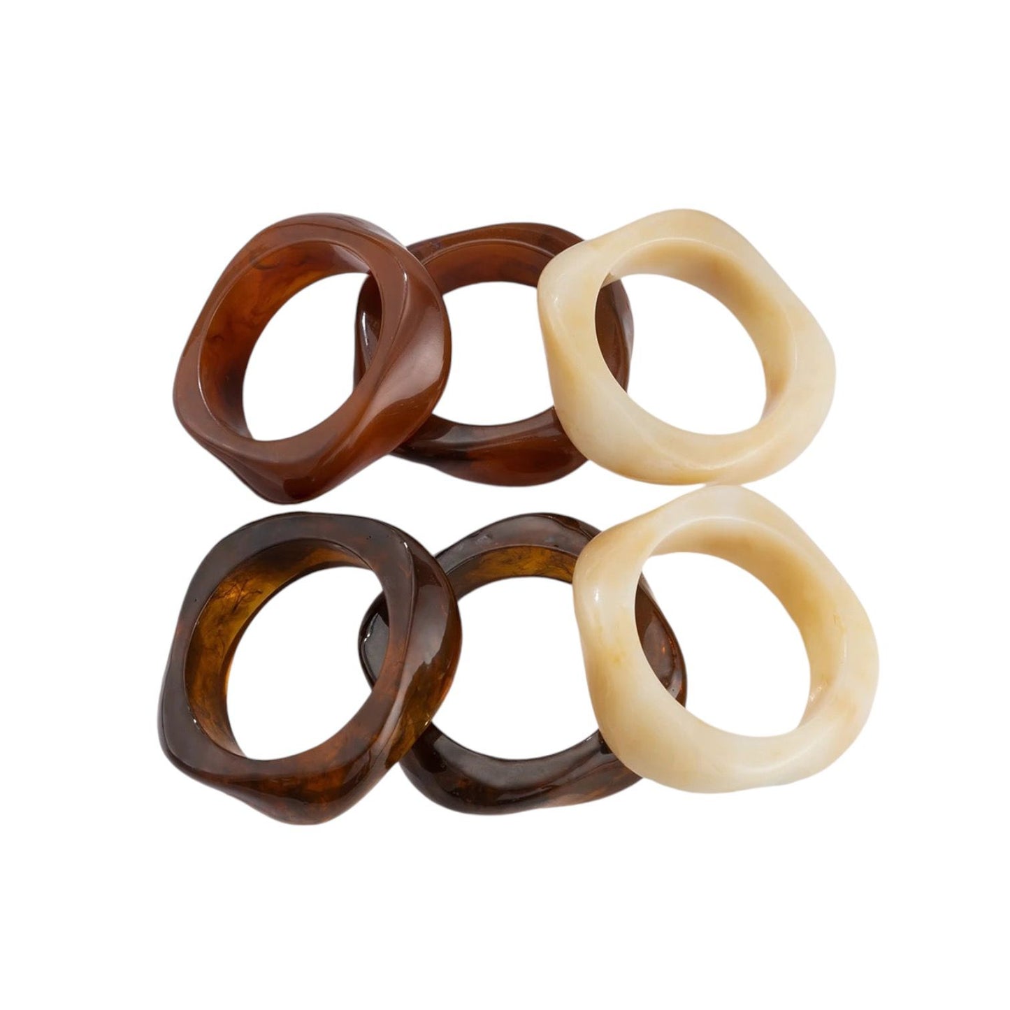 Boho Brown Chunky Bangle