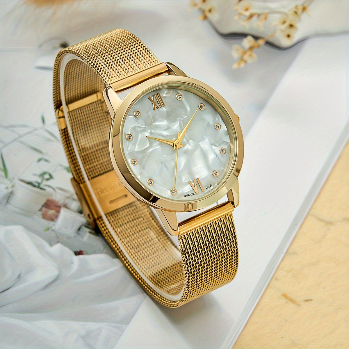 Grace Stainless Steel Quartz Watch