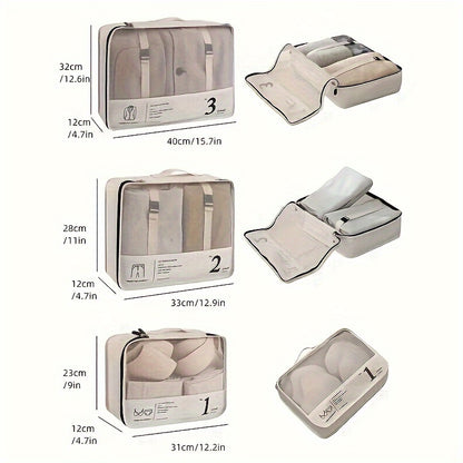 7pcs Premium Travel Packing Cube Set