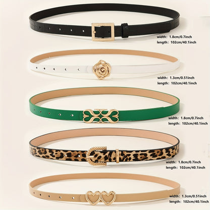 5-Pieces Belt Set